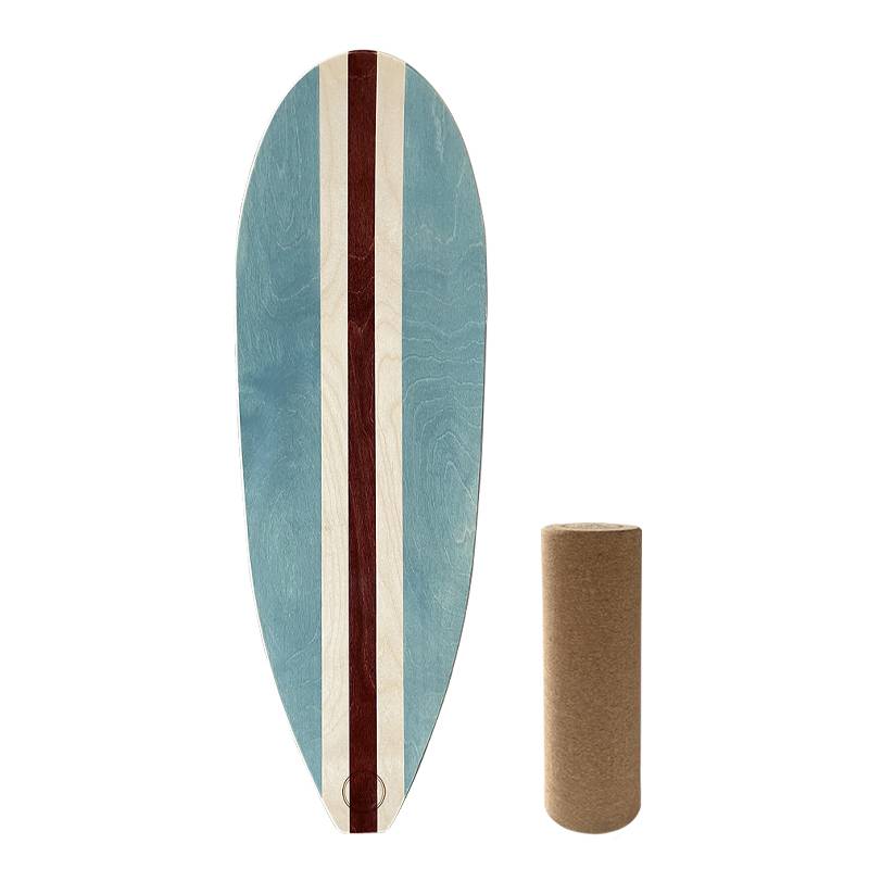 Round tailboard - Milk blue red